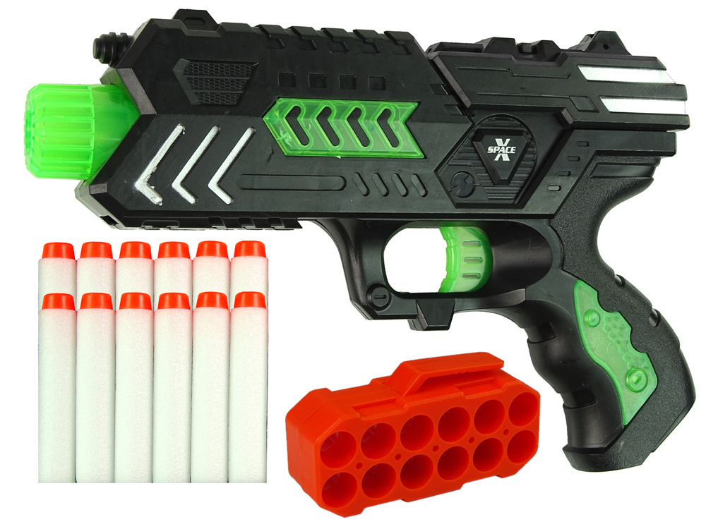 Speelgoed machinegeweer - 22cm - roterend schietdoel - 12 pijlen