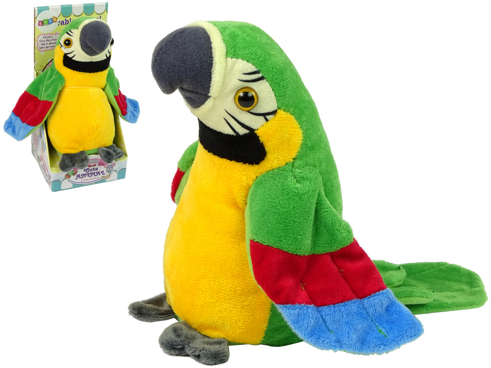 haspel hurken klok Viking Choice Pratende papegaai - meerkleurig - 20 cm - VC-Lifestyle