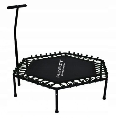 Fitness trampoline zwart - 130 cm