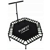 Fitness trampoline zwart - 130 cm