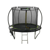 Trampoline - 244 cm - groen zwart - veiligheidsnet - tot 100kg