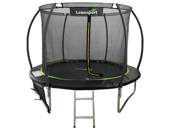 Trampoline - 244 cm - groen zwart - veiligheidsnet - tot 100kg