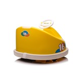 Elektrische botsauto - max 30 kg - 69x60x46 cm - geel