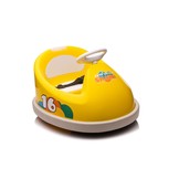 Elektrische botsauto - max 30 kg - 69x60x46 cm - geel