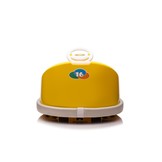 Elektrische botsauto - max 30 kg - 69x60x46 cm - geel