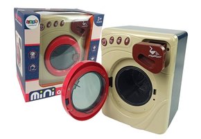 Speelgoed wasmachine - elektrisch - 14 cm x 19 cm x 11,5 cm