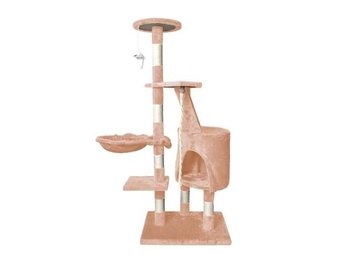 Grote krabpaal - 5 platformen - melk roze - <br />
118 x 49 cm