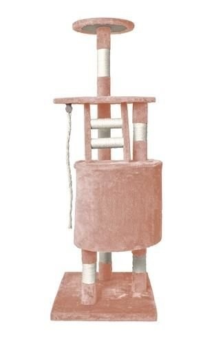 Grote krabpaal - 5 platformen - melk roze - <br />
118 x 49 cm