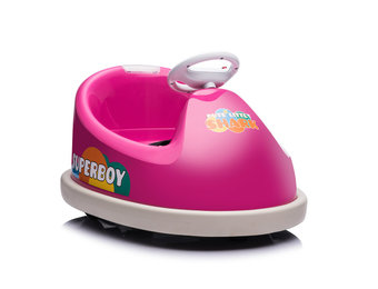 Elektrische botsauto  - max 30 kg - 69x60x46 cm - roze