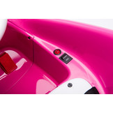 Elektrische botsauto - max 30 kg - 69x60x46 cm - roze