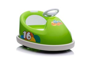 Elektrische botsauto  - max 30 kg - 69x60x46 cm - groen