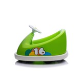 Elektrische botsauto  - max 30 kg - 69x60x46 cm - groen