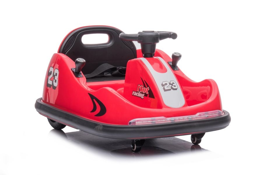 Elektrische kinderauto - bestuurbaar- max 30kg - rood