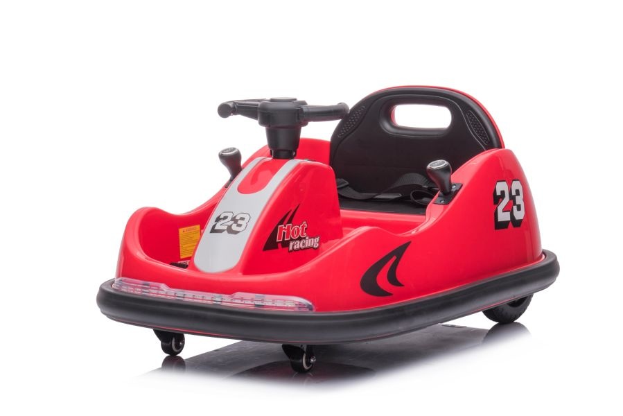 Elektrische kinderauto - bestuurbaar- max 30kg - rood