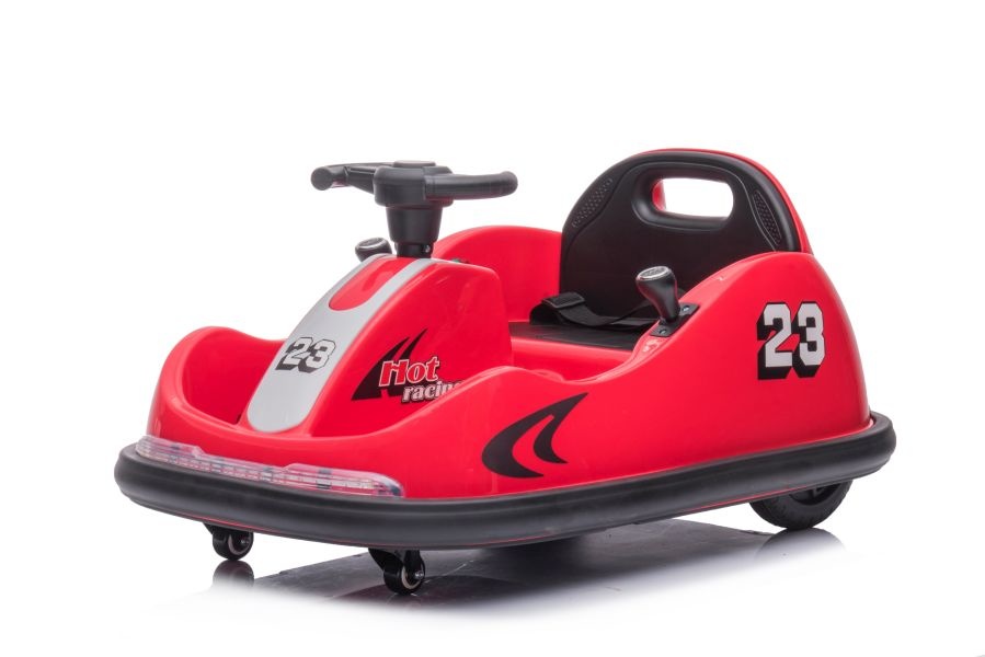 Elektrische kinderauto - bestuurbaar- max 30kg - rood