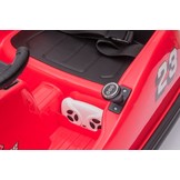 Elektrische kinderauto - bestuurbaar- max 30kg - rood