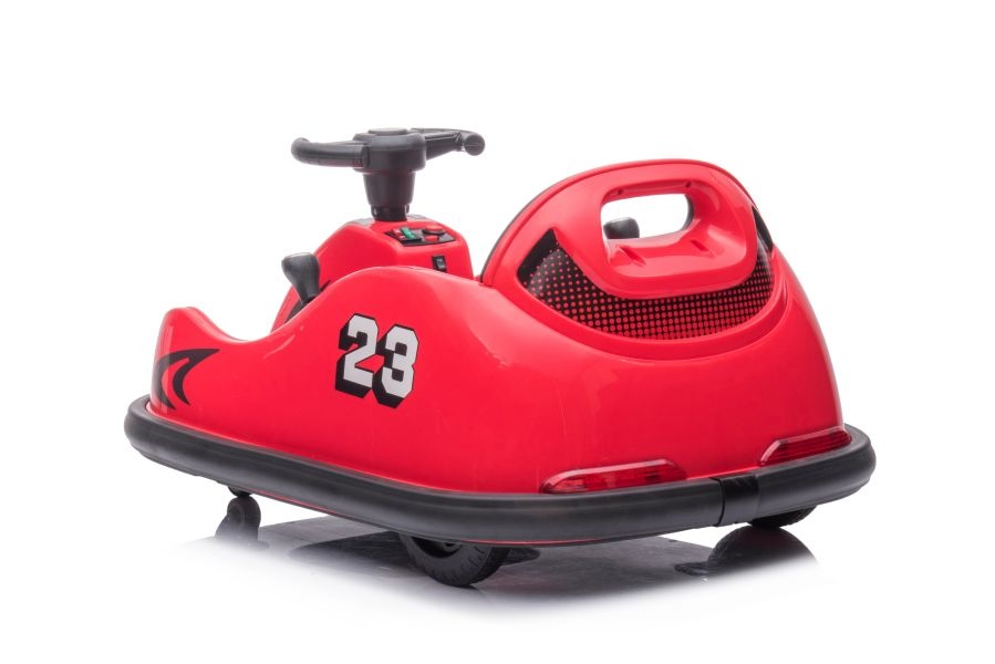Elektrische kinderauto - bestuurbaar- max 30kg - rood