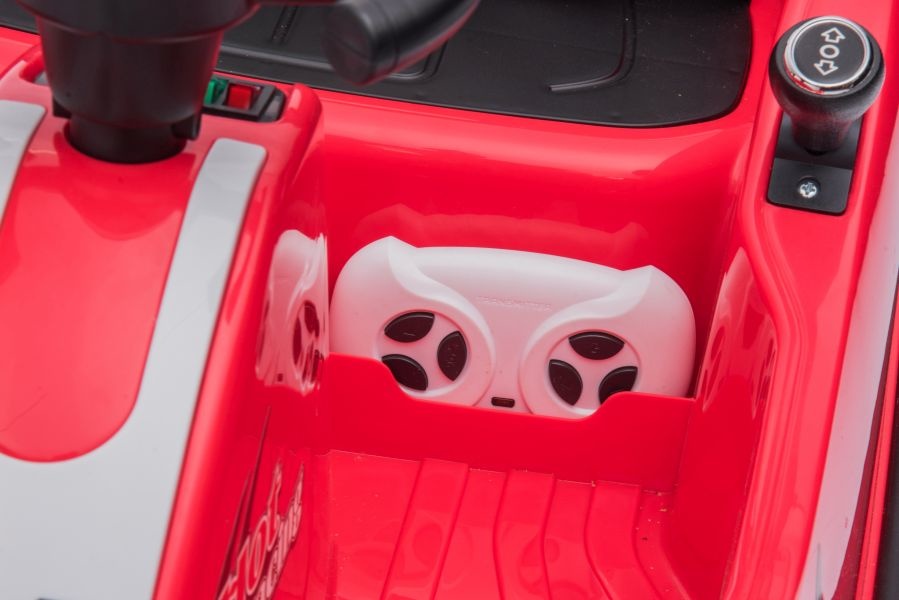 Elektrische kinderauto - bestuurbaar- max 30kg - rood