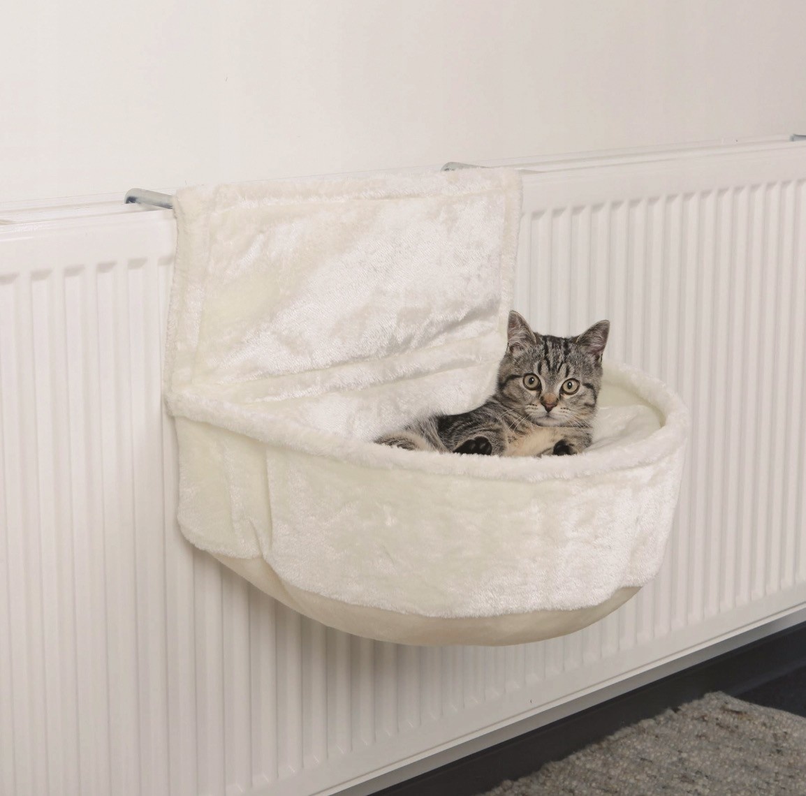 Kattennest - wit - maximaal belastbaar tot 8 kg