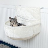 Kattennest - wit - maximaal belastbaar tot 8 kg