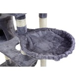 Krabpaal kattenboom XXL 140 x 105 x 49 cm grijs