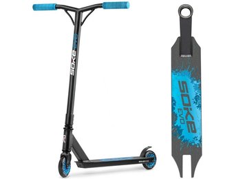 Kinder step - skaten - aluminium - EVO blauw