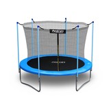 Trampoline - 252 cm - blauw - met ladder en binnenrand net - tot 120 kg