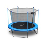 Trampoline - 252 cm - blauw - met ladder en binnenrand net - tot 120 kg