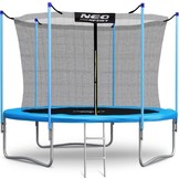 Trampoline - 305cm - met net & ladder - blauw
