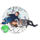 Speelmat baby -180x150x1,5 cm - dubbelzijdig - oprolbaar