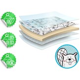 Speelmat baby -180x150x1,5 cm - dubbelzijdig - oprolbaar