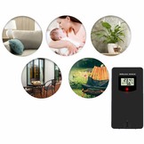 Weerstation - met buitensensor - kleuren display - 16x3x11,5 cm