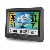 Weerstation - met buitensensor - kleuren display - 16x3x11,5 cm