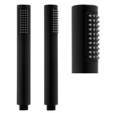 Badkraan - met handdouche - mat zwart - wandmontage