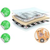 Speelmat foam - 200x150x1 cm - dubbelzijdig - thema auto