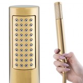 Vrijstaande badkraan - goud - met handdouche - 114 cm hoog