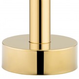Vrijstaande badkraan - goud - met handdouche - 114 cm hoog