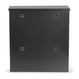 Brievenbus - met krantenrol - 30x10x33,5 cm - antraciet