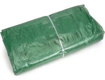 Kweektent buitenhoes - 2,5x4 m - 10m2 oppervlakte - met ritssluiting - vervangingszeil - groen