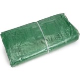 Kweektent buitenhoes - 2x4,5 m - 9m2 oppervlakte - met ritssluiting - vervangingszeil - groen