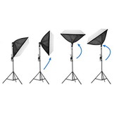 Softbox fotografie - met statief - antislip