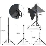 Softbox fotografie - met statief - antislip