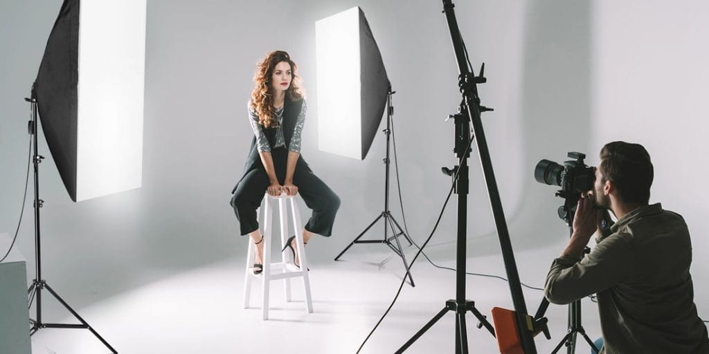 Softbox fotografie - met statief - antislip