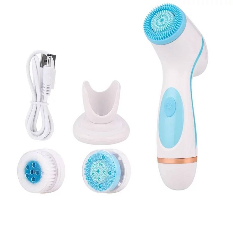 Gezichtsmassage apparaat - blauw - ergonomisch
