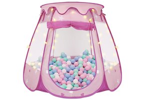 Ballenbak tent - roze - 150 x 90 cm