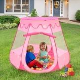 Ballenbak tent - roze - 150 x 90 cm