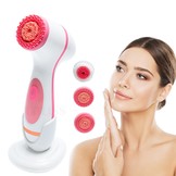 Gezichtsmassage apparaat - roze - ergonomisch