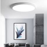 Ronde plafondlamp - dun - rond - wit - 24w