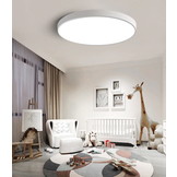 Ronde plafondlamp - dun - rond - wit - 24w