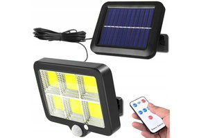 Solar tuinverlichting - bewegingssensor - afstandsbediening -